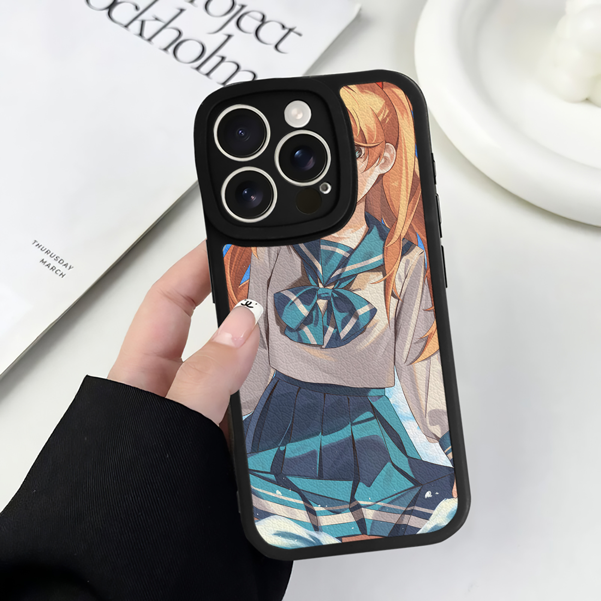 （画像用） EVA 新世紀エヴァンゲリオン 【iPhone 16シリーズ対応】シリコンスマホケース（レザー調） 材質：シリコン